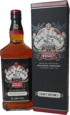 Jack Daniels No. 7 Legacy Edition Nr 2 , 1 Liter Tennesse Whiskey